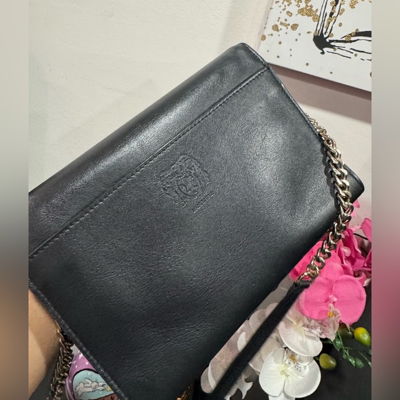 BRUNO MAGLI black leather flap crossbody Bag ✨ - Picture 4 of 16
